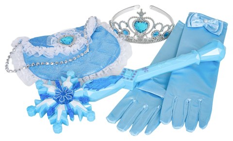 Zestaw Małej Księżniczki + Błękitna Sukienka