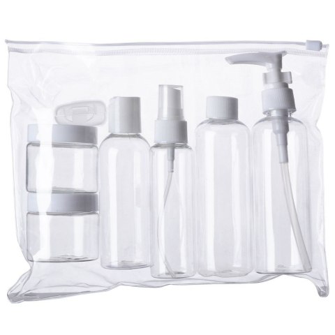 Zestaw Pojemniki Podróżne 8 El. ORION do Samolotu W Saszetce