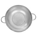 Cedzak Durszlak z Uchwytami do Makaronu Warzyw Owoców Stalowy ORION 28,5 cm