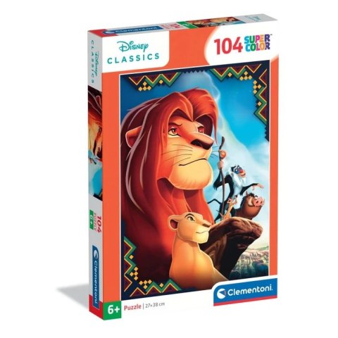 Clementoni: Puzzle 104el. - The Lion King