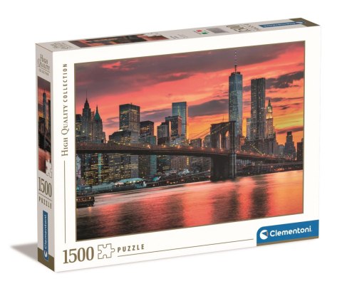 Clementoni: Puzzle 1500el. HQ - East River o zmierzchu