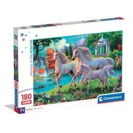 Clementoni: Puzzle 180el. - Unicorns