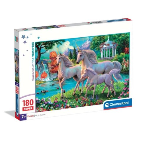 Clementoni: Puzzle 180el. - Unicorns