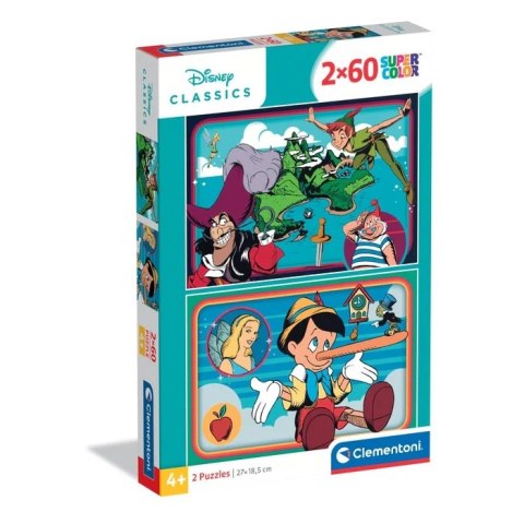 Clementoni: Puzzle 2x60el. - Disney Classic