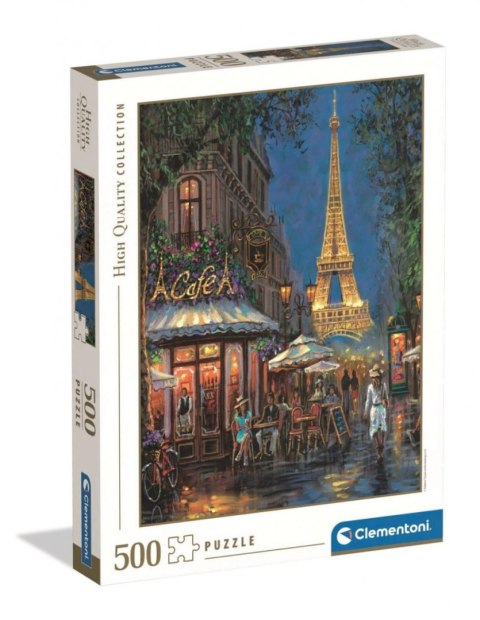 Clementoni: Puzzle 500el. HQ - Night at the Eiffel Cafe