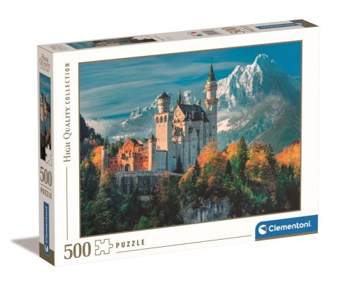 Clementoni: Puzzle 500el. HQ - Zamek Neuschwanstein