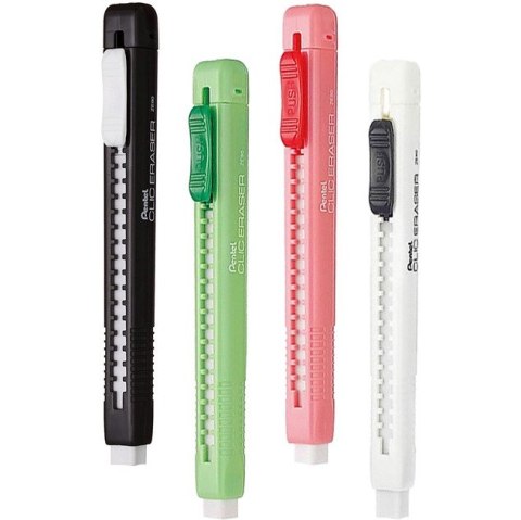 Gumka wysuwana Pentel Clic Eraser ZE80 czarna