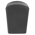 Kosz na Śmieci Plastikowy Szary 10 L ORION Wytrzymały i Pojemny