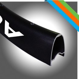 Obręcz szosa/gravel ALEXRIMS GD30, H. tarczowy, Stożek 30mm, 700C 622-21, 32 otwory, Czarna, Waga 460g (NEW)