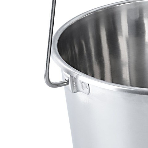 Wiadro do Żywności Stal Nierdzewna 8 L ORION Uniwersalne 25 x 22 cm