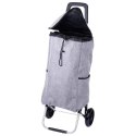 Wózek z Torbą na Zakupy Szary 40 L