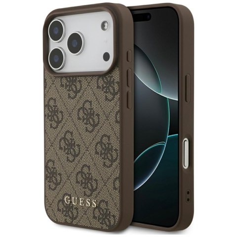 Guess 4G Classic - Etui iPhone 17 Pro (brązowy)