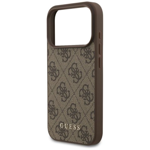 Guess 4G Classic - Etui iPhone 17 Pro (brązowy)