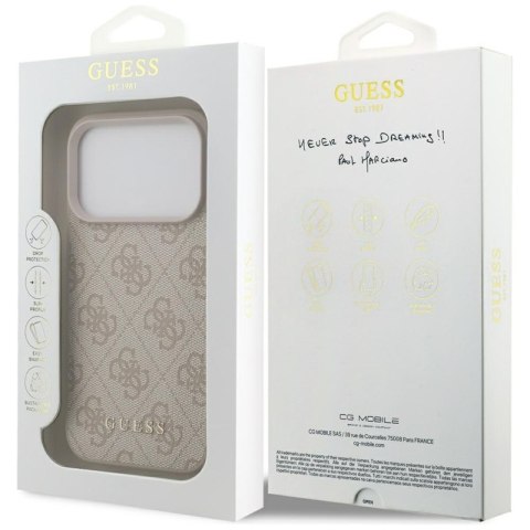 Guess 4G Classic - Etui iPhone 17 Pro (różowy)