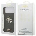 Guess Fixed Glitter Big 4G - Etui do iPhone 17 Pro Max (czarny)