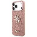 Guess Fixed Glitter Big 4G - Etui do iPhone 17 Pro Max (różowy)