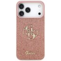 Guess Fixed Glitter Big 4G - Etui do iPhone 17 Pro Max (różowy)
