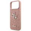 Guess Fixed Glitter Big 4G - Etui do iPhone 17 Pro Max (różowy)