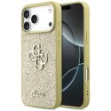Guess Fixed Glitter Big 4G - Etui do iPhone 17 Pro Max (złoty)
