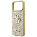 Guess Fixed Glitter Big 4G - Etui do iPhone 17 Pro Max (złoty)