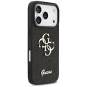 Guess Fixed Glitter Big 4G - Etui do iPhone 17 Pro (czarny)