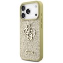Guess Fixed Glitter Big 4G - Etui do iPhone 17 Pro (złoty)