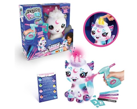 Gwiezdny Jednorożec ze świecącym rogiem | Projekt Plusz