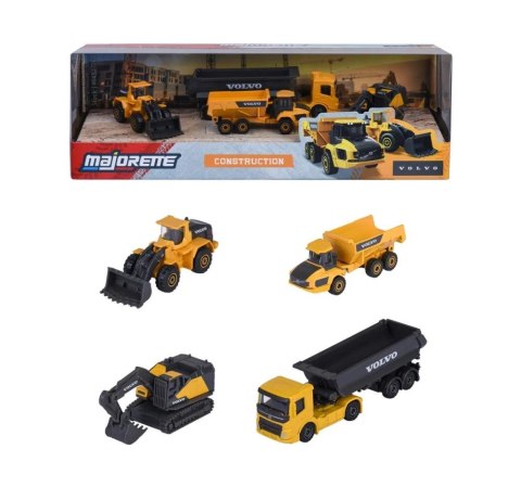 Majorette: Pojazdy Volvo 4-Pak