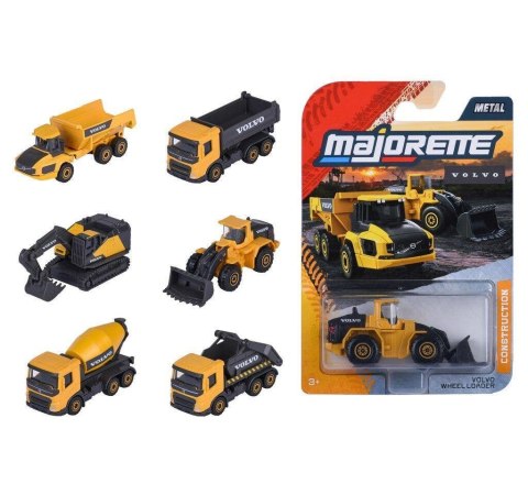 Majorette: Pojazdy Volvo Premium, 6rodz.