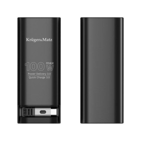 PowerBank Kruger&Matz 20000 mAh Li-ion 100W z funkcją QC oraz PD