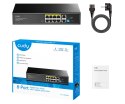 SWITCH POE GS1010PE 8-PORTOWY CUDY