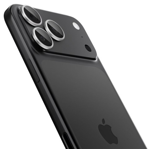 Spigen Optik Pro GLAS.TR EZ Fit Camera Protector 2-Pack - Szkło ochronne na obiektyw do iPhone 16 Pro / 16 Pro Max / 17 Pro / 17