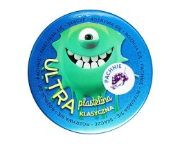 Ultra Plastelina Pachnąca - zielona klasyczna, winogronowy zapach, niebieska puszka
