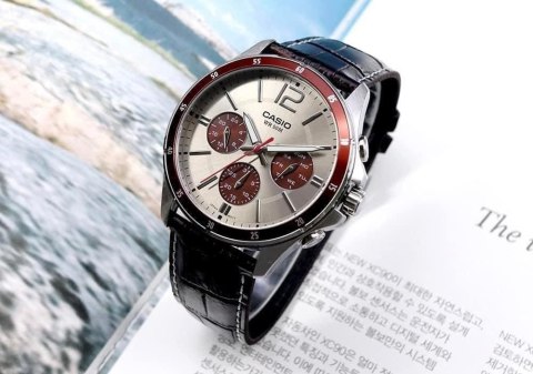 ZEGAREK MĘSKI CASIO MTP-1374L-7A1V (zd064c) + BOX