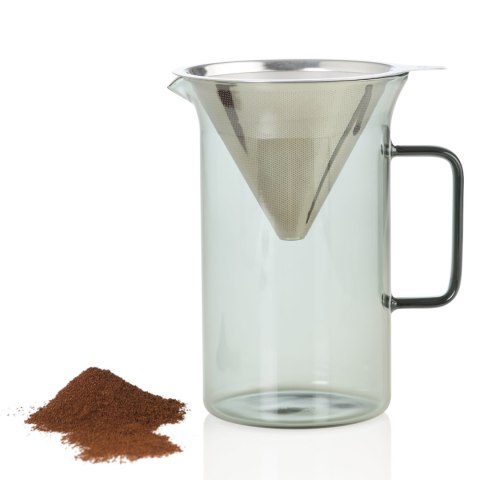 Zaparzacz przelewowy IMPACT, szary 600ml