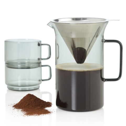 Zaparzacz przelewowy IMPACT, szary 600ml