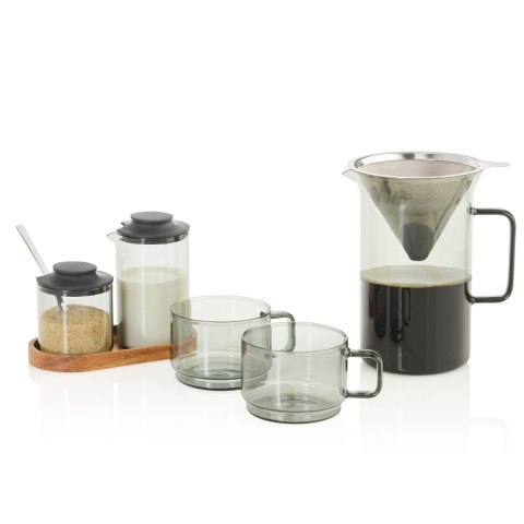 Zaparzacz przelewowy IMPACT, szary 600ml