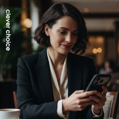 Crong Color Cover Magnetic - Etui MagSafe iPhone 17 Pro (czarny)