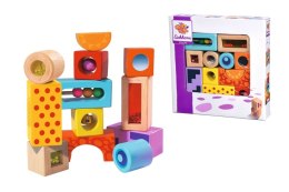 Eichhorn: Kolorowe klocki z dźwiękiem, 12 el.
