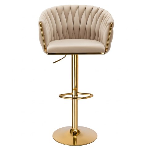 Hoker barowy Cofton Gold beżowy Velvet