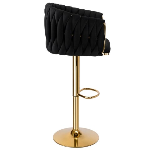 Hoker barowy Cofton Gold czarny Velvet