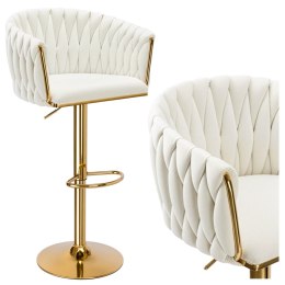 Hoker barowy Cofton Gold kremowa biel