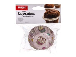 Komplet foremek MUFFINS 8,7cm 100szt