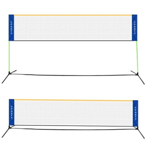 Siatka 4w1 do badmintona siatkówki tenisa siatkonogi 5M