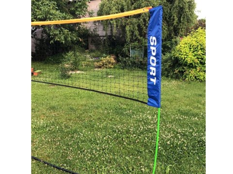 Siatka 4w1 do badmintona siatkówki tenisa siatkonogi 5M