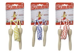Simba: Be Active - Skakanka z drewnianymi uchwytami 3 rodz.