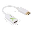 Techly IADAP DP-HDMIFP adapter kablowy 0,2 m DisplayPort HDMI Biały