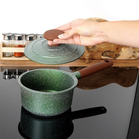 Rondel Granitowy z Pokrywką Omega 16 cm NAVA 1,5 L