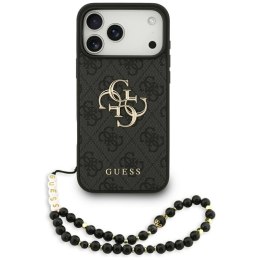 Guess 4G Strap 4G Classic Logo - Etui iPhone 17 Pro Max (czarny)