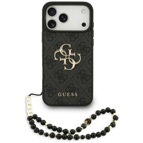 Guess 4G Strap 4G Classic Logo - Etui iPhone 17 Pro Max (czarny)